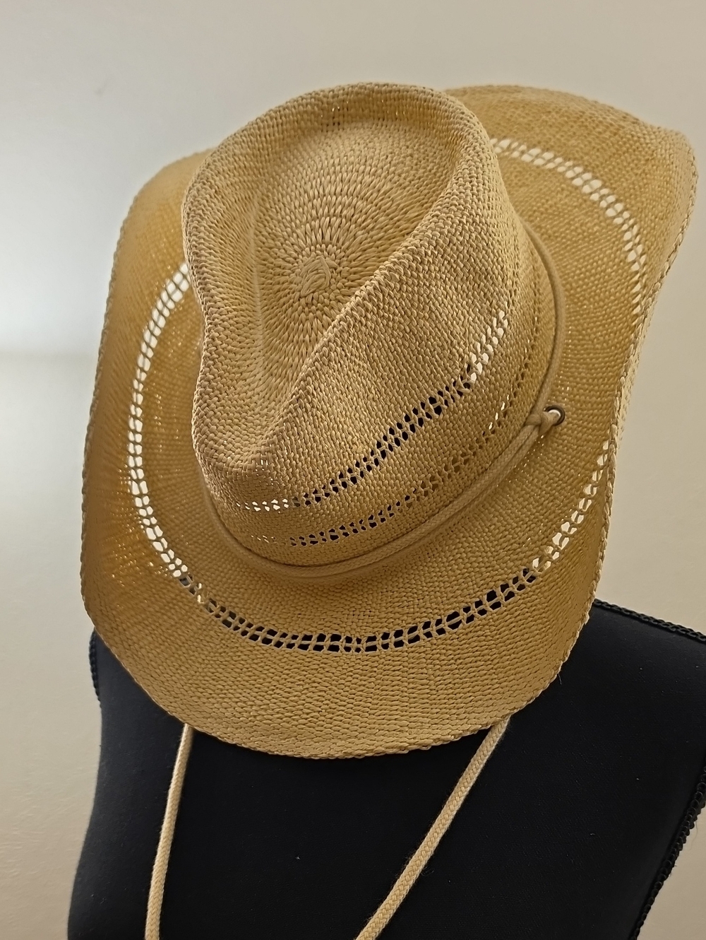 Lulu's Ivory Woven Straw Sun Hat